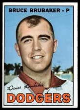 1967 Topps Bruce Brubaker #276 Los Angeles Dodgers