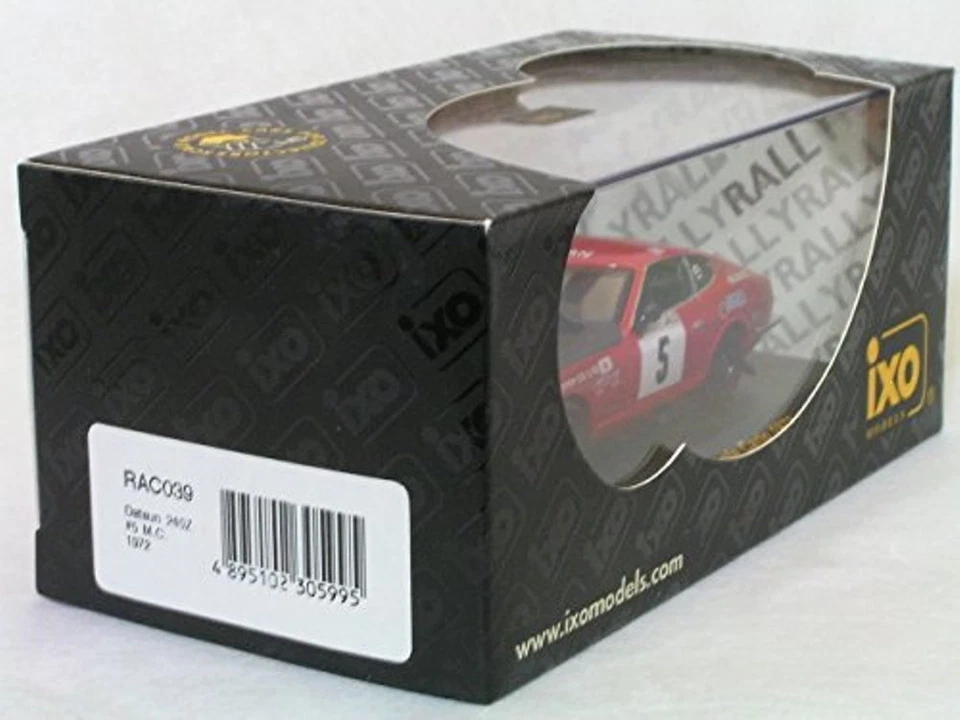 DATSUN 240 Z #5 RALLYE MONTE CARLO 1972 IXO RAC039 1/43 JEAN TODT AALTONEN - Immagine 4 di 4