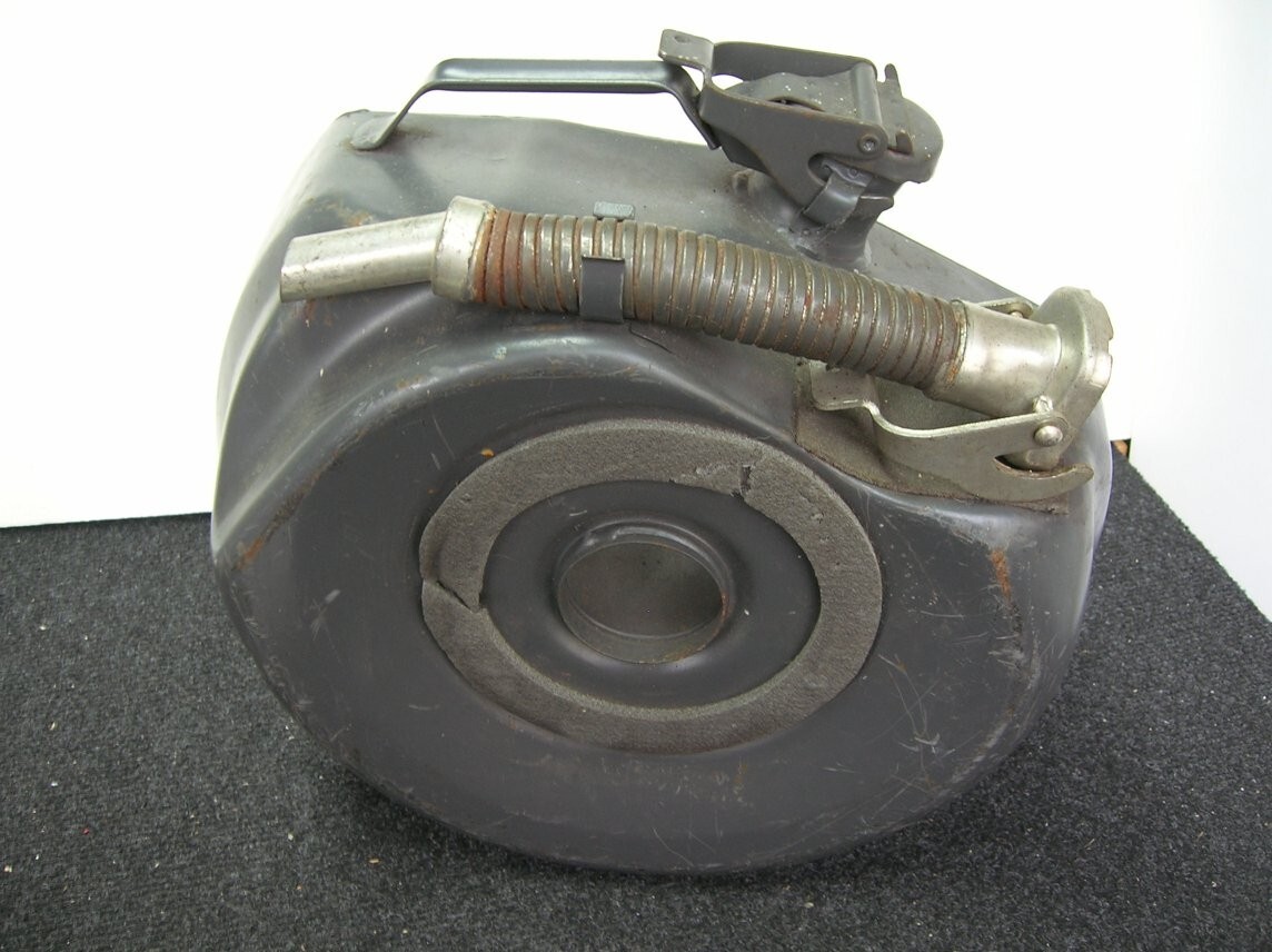 Big 9L Mercedes Reserve Canister Gas Spare Tyre Tire Jerry Can MB