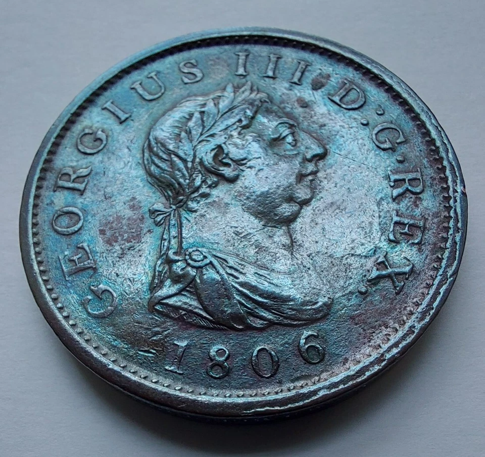 1806 King George III Penny - Image 2 of 4