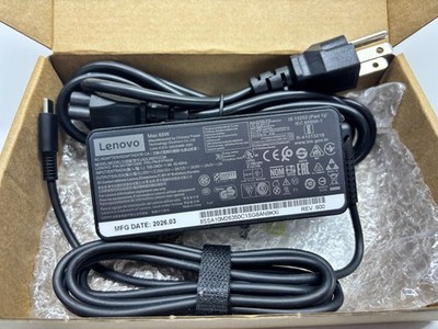 Genuine Lenovo 65W USB-C Adapter Charger ThinkPad X1 Carbon Yoga ADLX65YLC3A NEW