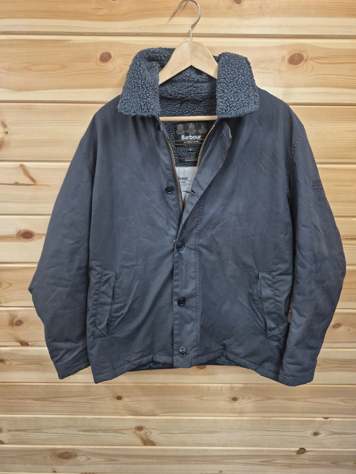 Barbour Steve Mcqueen Intl Havasu Wax Waterproof Biker Jacket - Large Men’s
Opens in a new window or