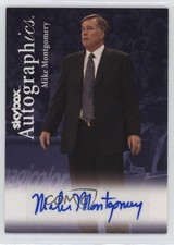 2011 Fleer Retro 1999-00 Autographics Design Mike Montgomery #99AU-MM Auto 06mc