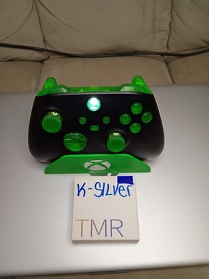 Custom Xbox Series X S Wireless Controller TMR Joysticks Custom Green Black Shel
