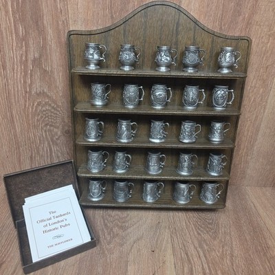 25 Pewter Mini Official Tankards of London's Historic Pubs Cards