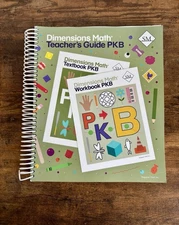 Dimensions Math Teacher's Guide Pre-KB | Singapore Math Inc. [Spiral-bound]
