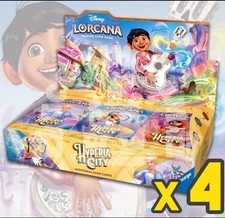 Disney Lorcana Hyperia City Booster Box Case Factory Sealed Ships 10/20 CONF