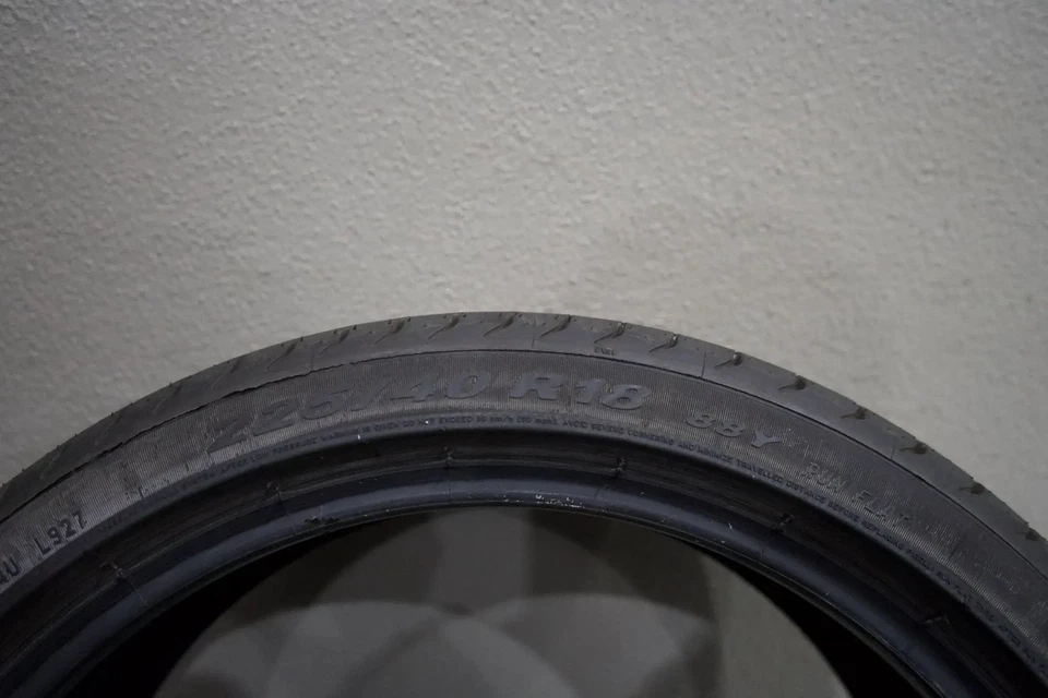 2x Bridgestone Potenza S001 RSC RFT* 225 40 R18 92Y XL Sommer Sommerreifen 7,5mm - Bild 4 von 4