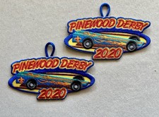 NEW Cub Scouts Pinewood Derby Patches Scouting America SET of 2 2020 Boy Scout