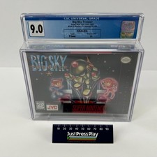 Big Sky Trooper Nintendo Super NES Sealed Game CGC Graded 9.0 A+ Seal