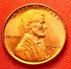 1940-D Lincoln Wheat Cent Penny GEM BU From an Original Bank Roll