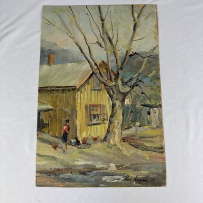 SIGNED - Reginald Degge Mars ( American, 1901-1973)  Oil On Canvas Painting
