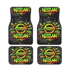 Nissan 4pcs Universal Car Floor Mats Auto Carpets Interior Trim Accessories Nissan 4pcs Universal Car Floor Mats Auto Carpets Interior Trim Accessories