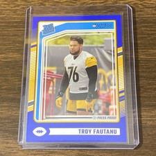 2024 Panini Donruss - Rated Rookie Troy Fautanu #360 (RC) Pittsburgh Steelers