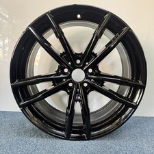 BMW 3 SERIES 19" GLOSS BLACK FRONT ALLOY WHEEL  8090094 OEM GENUINE X1