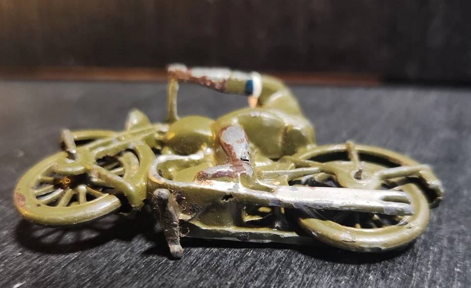 FIGURA DE SOLDADO PRINCIPAL DE COLECCIÓN DEL CUERPO DE SEÑALES DE MOTOCICLETA GRAN Bretaña #1791 Foto 4 de 4