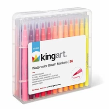 Watercolor Brush Markers 36 Piece Multicolor 410-36