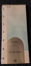 TUL To Do Pad 50 Sheets Junior Custom Note-Taking System 7x3 Inches Sealed
