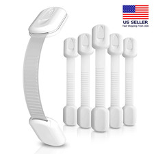 Adjustable Child Safety Locks for Cabinets Drawers Fridge Toilet  Appliances No