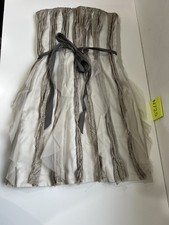 Lavender Label Vera Wang Women's Tank Dress Pleated Snakeskin Print Size 8 XS
