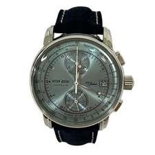 ZEPPELIN Watch 100th Anniversary Blue 2cm Band 22-24.5cm Case 4mm Navy