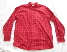 Men's LL Bean Wrinkle Free Cotton Traditional Fit Long Sleeve Shirt Sz L (MT288)