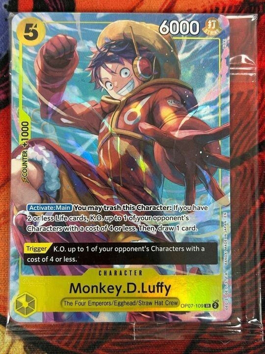 One Piece TCG - Monkey.D.Luffy OP07-109 (Illustration Box Vol.3