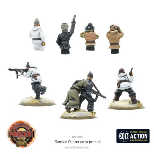 German Panzer Tank Crew (Winter) Bolt Action Warlord Games Tabletop NEU - Bild 2 von 2