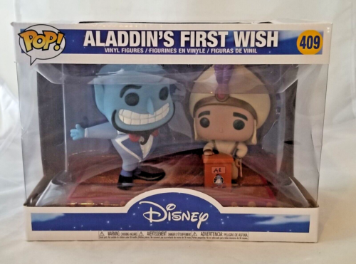 Funko POP! Disney Aladdin's First Wish Vinyl Figure Set 409 Vaulted Non Mint Box