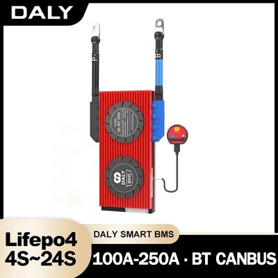 DALY Smart BMS LiFePO4 4S-24S 1A Active Balancer BT CANBUS For Energy Storage