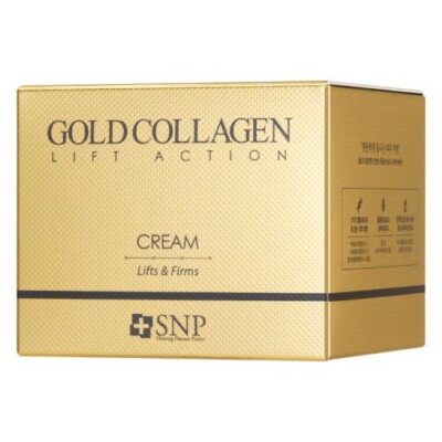 パック・フェイスマスク SNP GOLD COLLAGEN LIFT ACTION CREAM SNP Gold Collagen Lift Action Cream 50ml Anti-Aging, Wrinkle Care