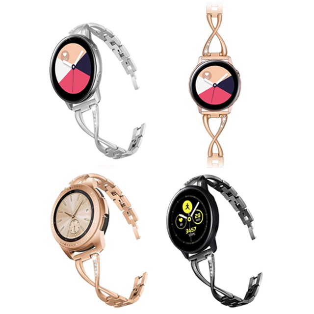 Rhinestone women Band Strap for Samsung Galaxy Watch Active 2 (40/44MM