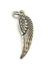 Angel Wing Charm Pendant .925 Sterling Silver 