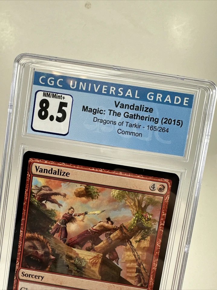 Magic The Gathering Vandalize Dragons Of Tarkir 165/264 CGC 8.5 Near Mint / Mint - Image 4 of 4