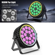 180W 18LED PAR Light RGBW Stage Bar Wash Lighting DMX DJ Disco Party Show Light