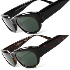 80s 90s Classic Vintage Black Retro Fashion Small Rectangle Mens Sunglasses