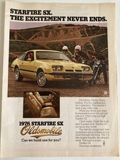 1976 Oldsmobile Starfire SX Print Ad