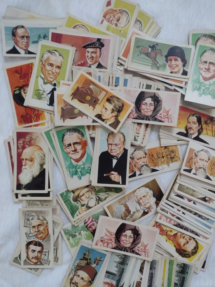 Famous People Brooke Bond Tea And Tea Bag Cards Job Lot 260 Pcs Vintage Org - Image 2 of 4
