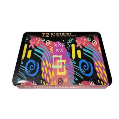 Brutfuner 72/120 Pastell Quadrat Ölstifte Dose Set für Skizze & Kunst Studenten