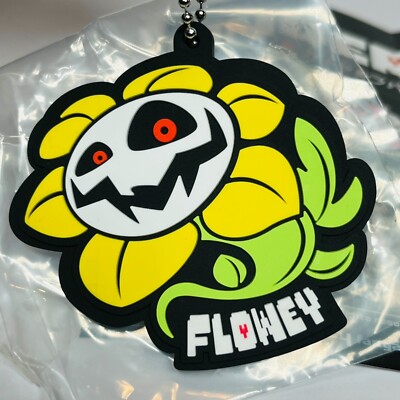 Flowey Undertale figure Keychain Charm *OFFICIAL JAPAN EXCLUSIVE*(new)