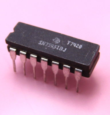 SN75451BJ Texas Instruments 30-V Dual output driver with AND logic ...