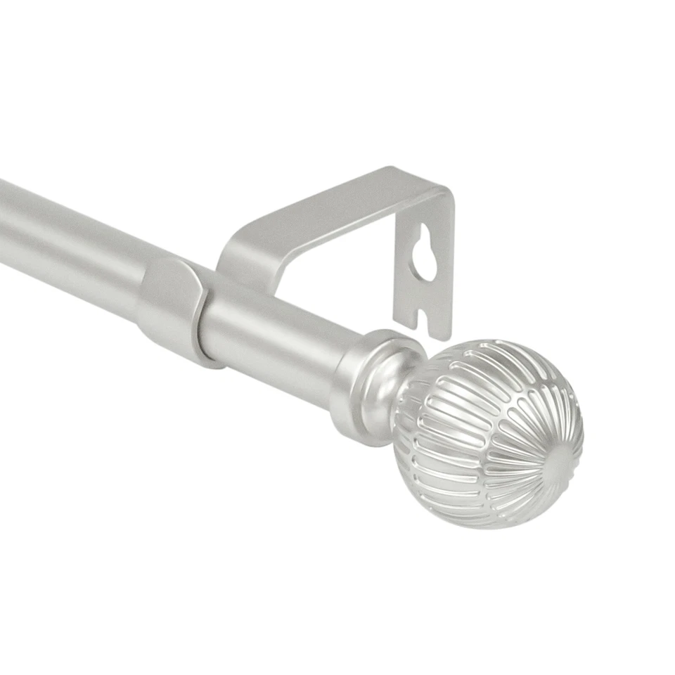 5/8 Inch Adjustable Curtain Rods for Windows 28 to 120 Inches with Volle Finials - Image 4 of 4