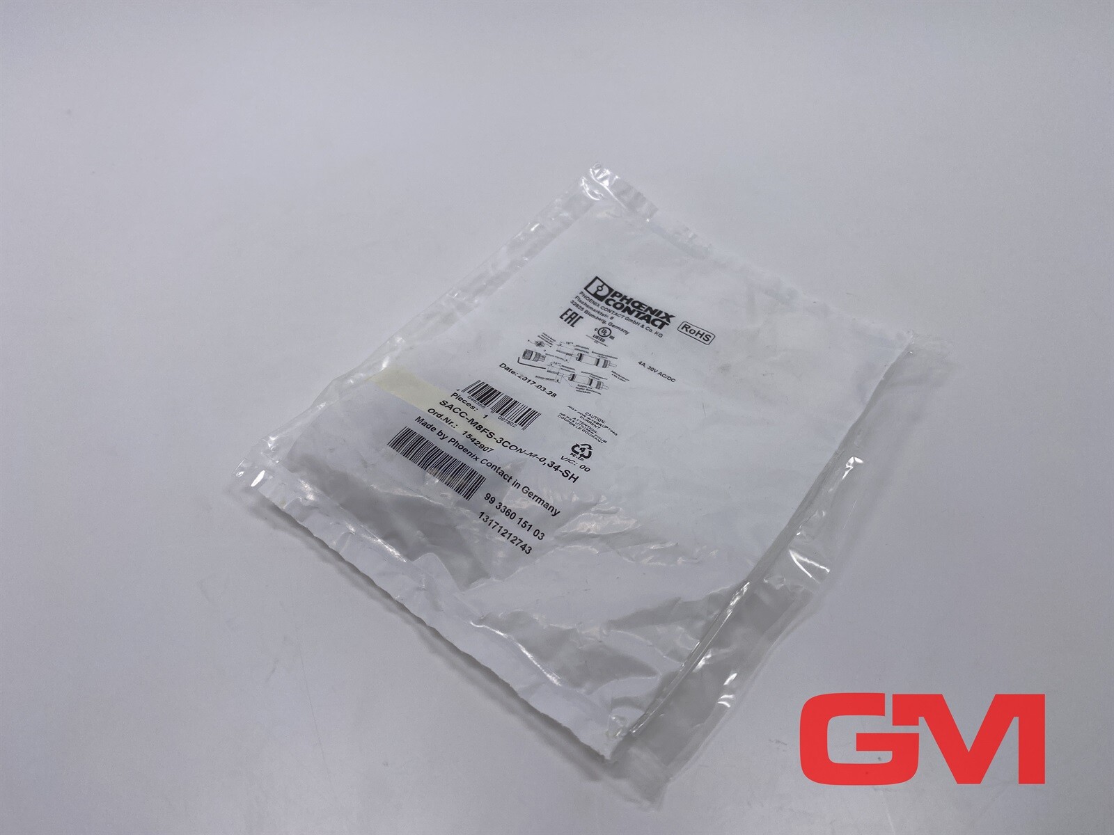 Phoenix Contact Connector SACC-M 8FS-3CON-M-0.34-SH 1542907