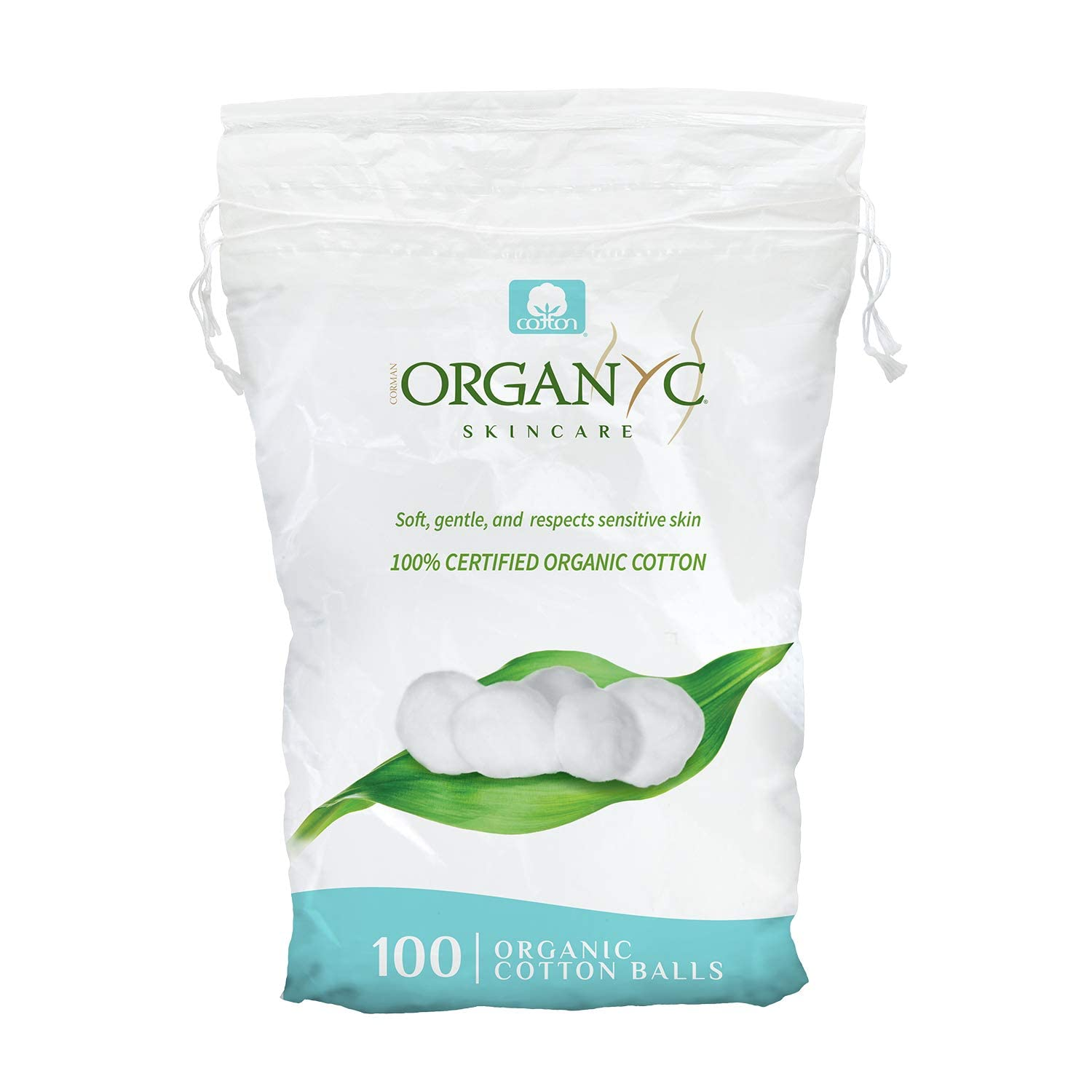 100% Organic Cotton Balls for Sensitive Skin – 100 Count Hypoallergenic Soft & Gentle