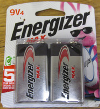 BRAND NEW SEALED ENERGIZER MAX 4 PACK 9 VOLT BATTERIES EXP. 2028 FREE SHIP 9V4