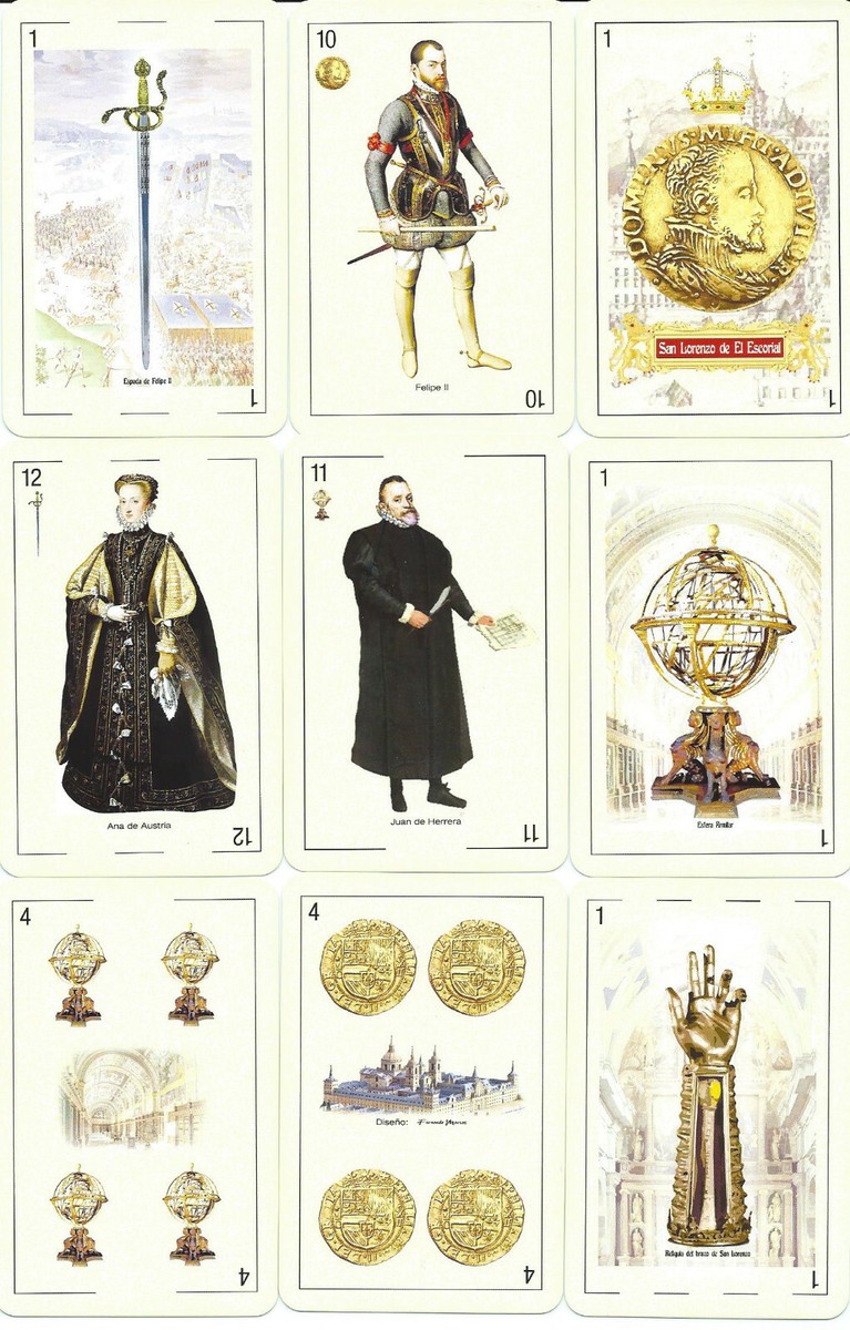 BARAJA ESPAÑOLA HISTORICA SAN LORENZO DE EL ESCORIAL- AÑO 2019