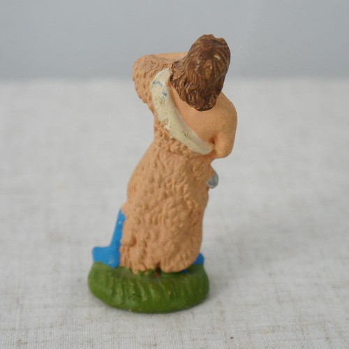 Vintage Nardi Italien NF Creche Papier Mache Putz Schäferhund Figur - Bild 3 von 5