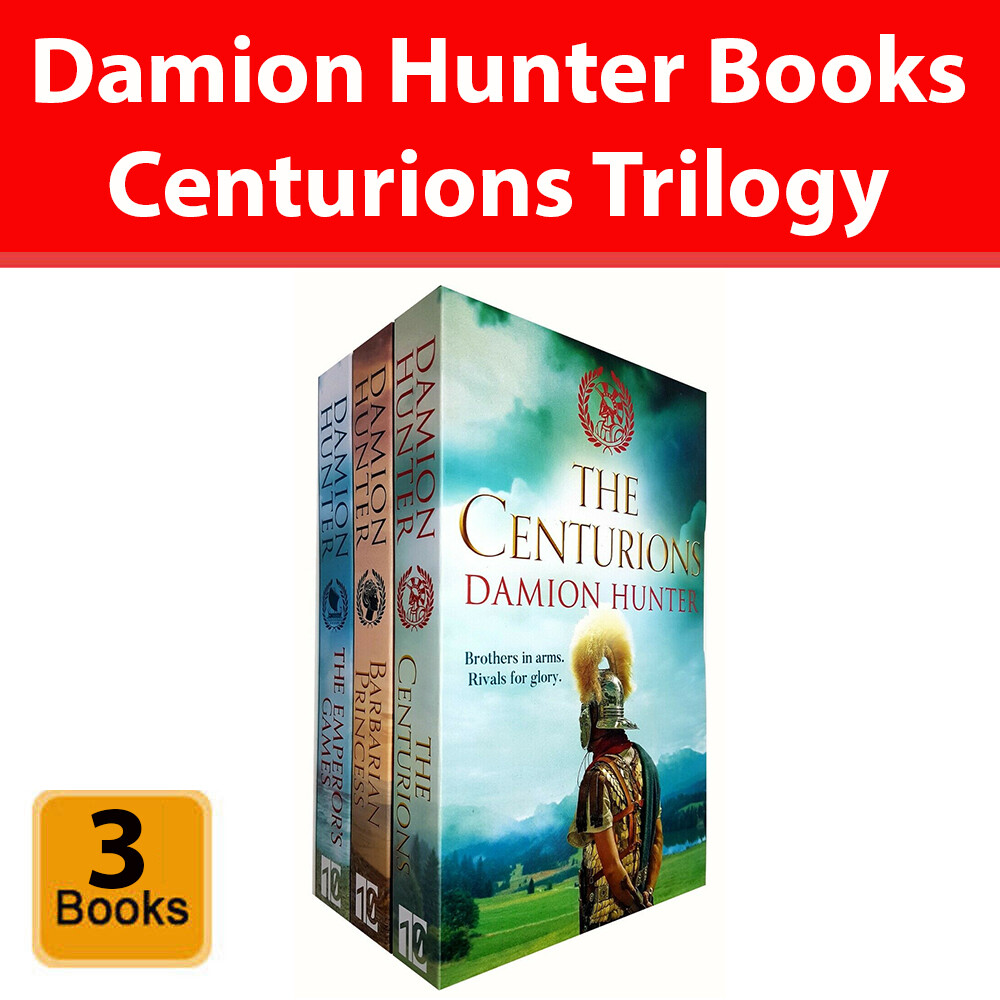 Centurions Trilogy Series Collection 3 Books Set by Damion Hunter Paperback NEW