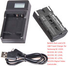 Battery and Charger for Samsung Sc-L520, Scl520, Sc-L530,Digital Video Camcorder