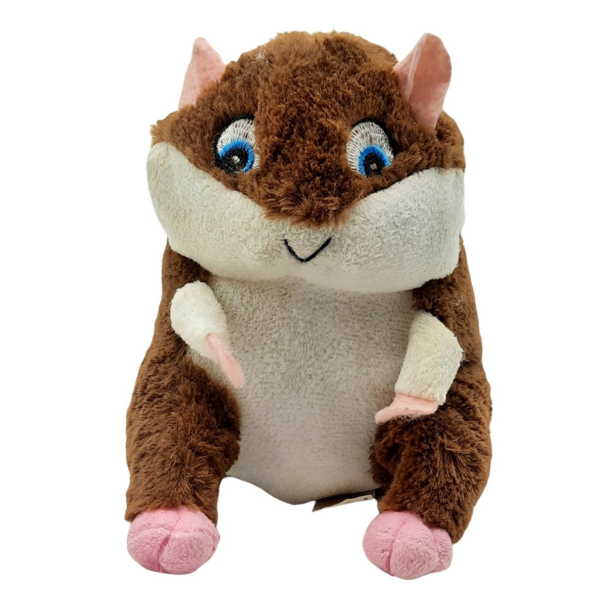 National Prize Toys Hamster Plush Stuffed Animal 6'' Brown White